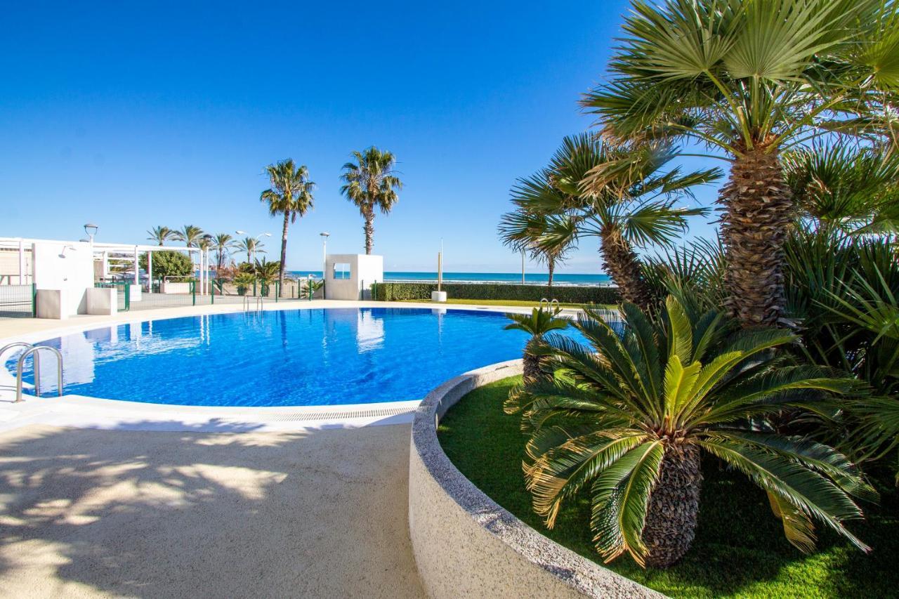 Espacio 5 - Primera Linea De Playa Apartment Cullera Bagian luar foto